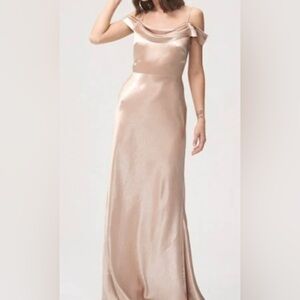 Jenny Yoo Satin "Serena" Bridesmaids Dress